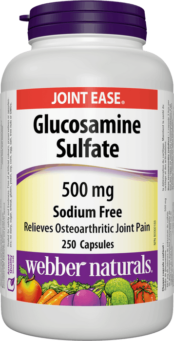Webber Naturals Sodium Free Glucosamine Sulfate