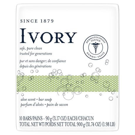 Ivory Bar Soap - Simply Aloe