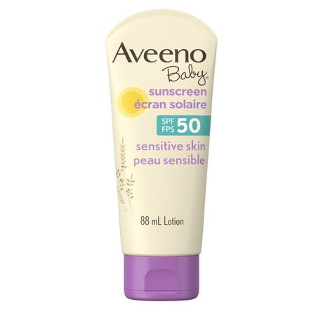 Aveeno Baby Mineral Sunscreen Lotion for Sensitive Skin SPF 50