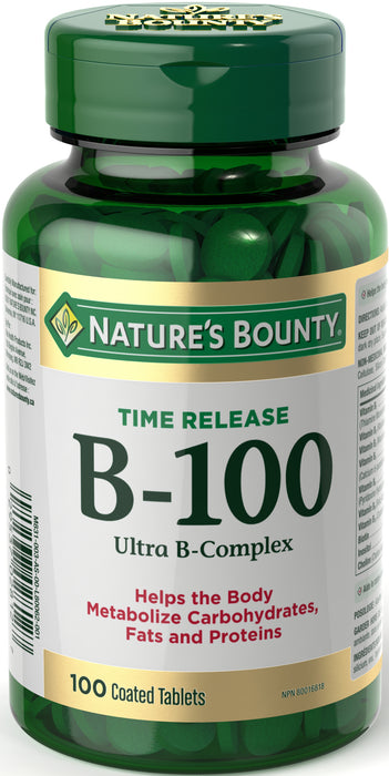 Nature's Bounty Vitamin B100 Ultra B-Complex Timed Release