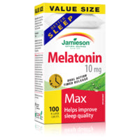Jamieson Melatonin Maximum Strength Timed Release Dual Action Bi-Layer 10 mg Value Pack