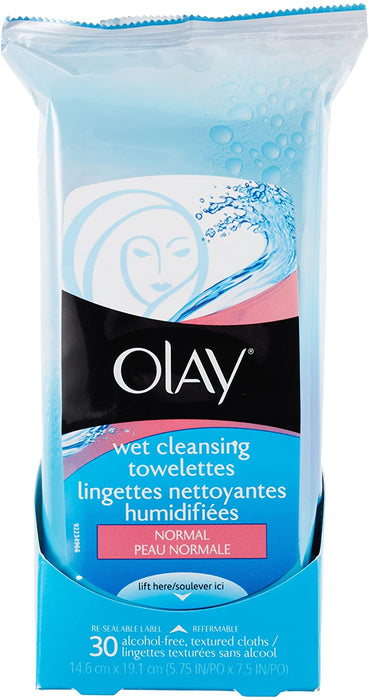 Olay Wet Cleansing Cloth - Normal