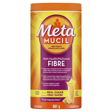 Metamucil 3 in 1 MultiHealth Fibre Supplement Powder - Orange