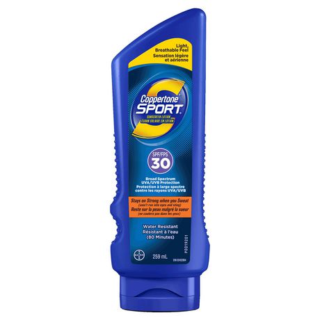 Coppertone Sunscreen Lotion Sport SPF 30