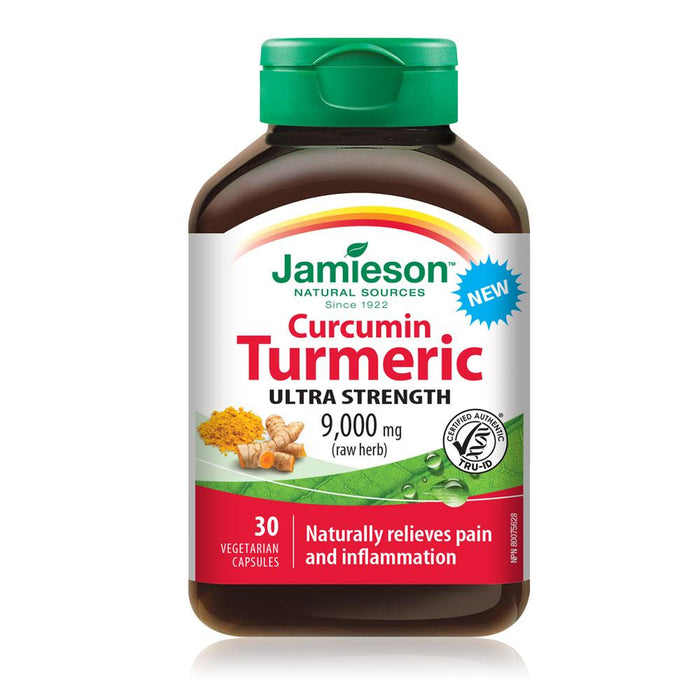 Jamieson Curcumin Turmeric Ultra Strength 9000 mg