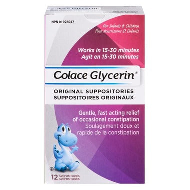 Colace Original Glycerin Suppositories - Kids