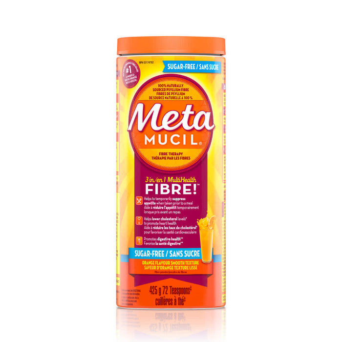 Metamucil Smooth Texture Sugar Free Orange Fibre Powder