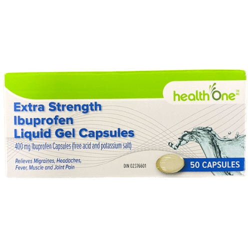 Health ONE Ibuprofen Extra Strength Liquid Gels