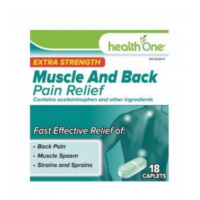 Health ONE Extra Strength Muscle and Back Pain Relief