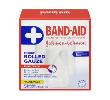 Band-Aid Rolled Gauze - Medium