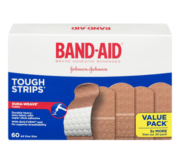 Band-Aid Tough Strips Adhesive Bandages - Value Pack