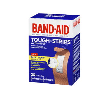 Band-Aid Tough Strips Adhesive Bandages - Waterproof