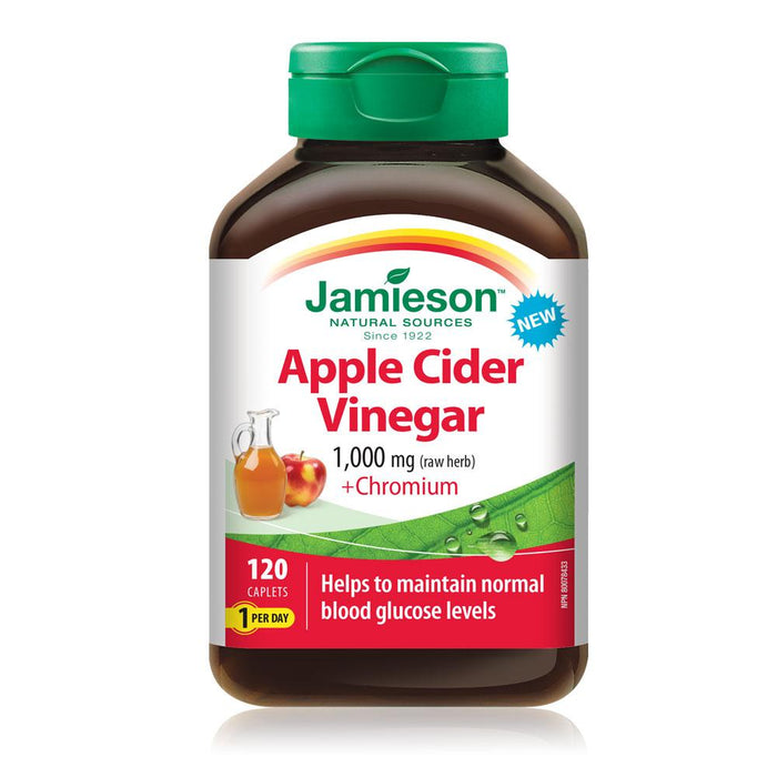 Jamieson Apple Cider Vinegar 1000 mg + Chromium