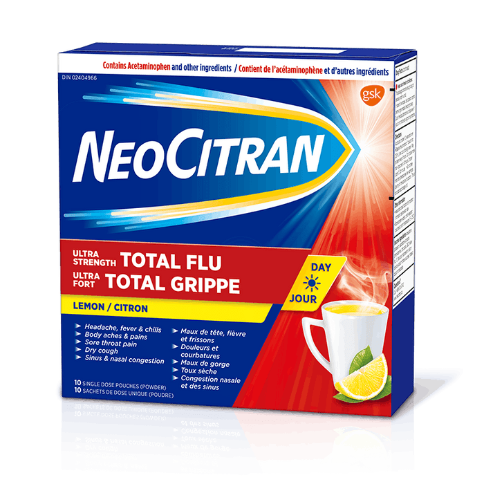 NeoCitran Ultra Strength Total Flu Day